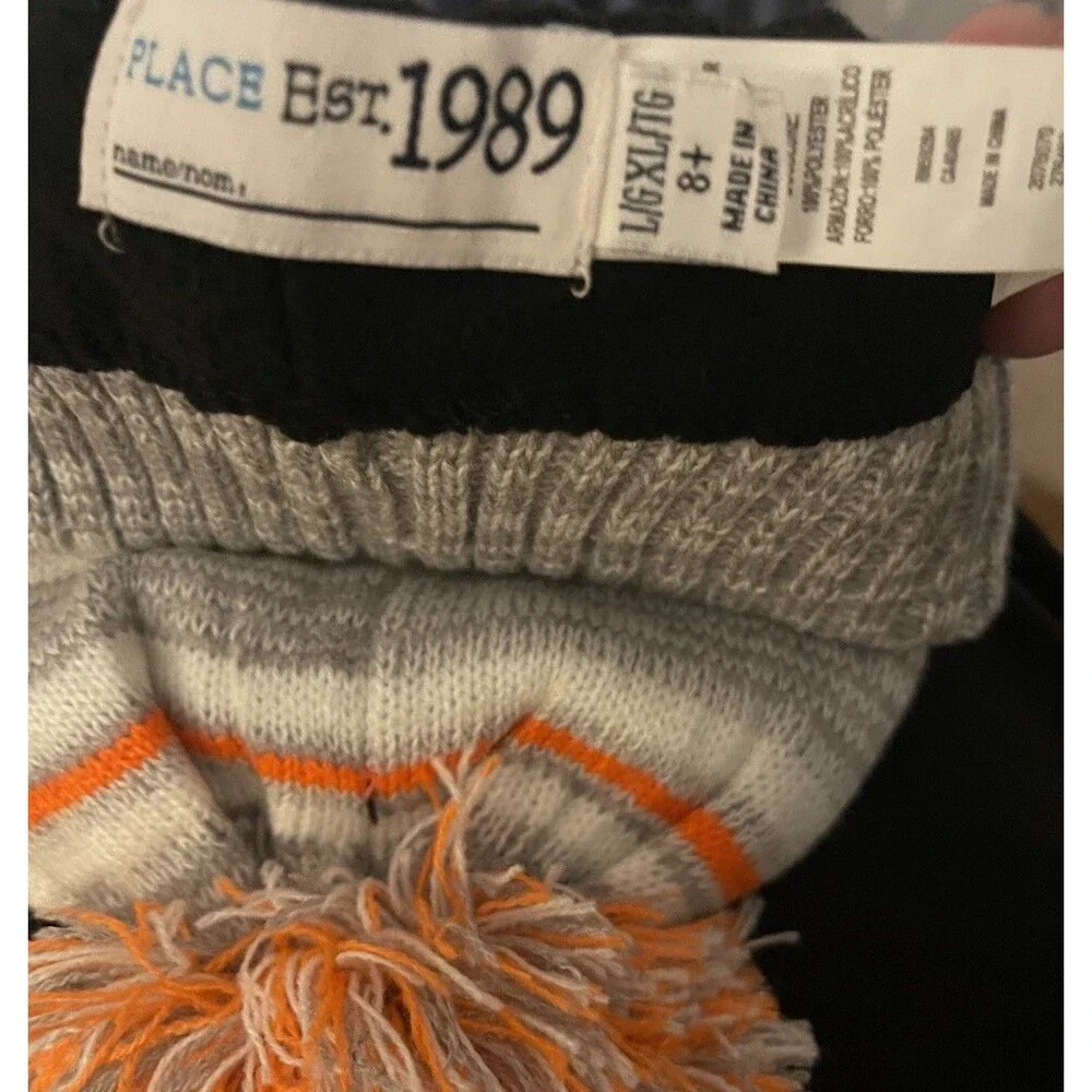 Place Est 1989 GAME OVER Lined Winter Hat Size 8